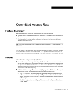 Committed Access Rate