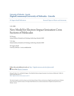 New Model for Electron-Impact Ionization Cross Sections of Molecules