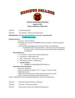 2016-17 In-Service Agenda/Notes