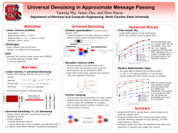 Universal Denoising in Approximate Message Passing