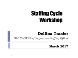 Staffing Cycle Workshop Mar 2017