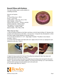 Round Pillow with Buttons 1 2 3