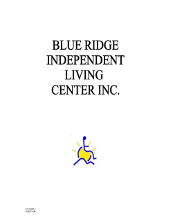 mission - Blue Ridge Independent Living Center