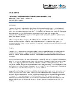 Optimizing Completions within the Montney Resource Play
