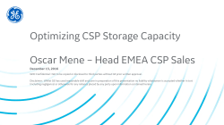 Optimizing CSP Storage Capacity