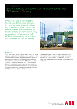 Efficient fluidized bed power plant for refuse derived fuel WtE
