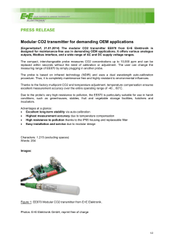 Modbus CO2 probe EE871