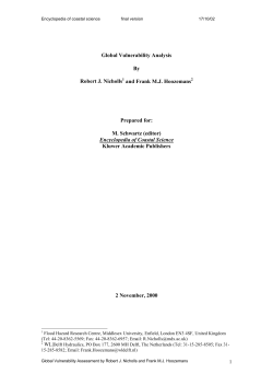 Global Vulnerability Analysis
