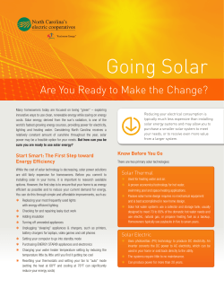 Going Solar