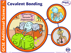 3. Covalent Bonding