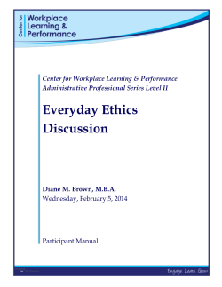 Eight Steps to Sound Ethical Decision Making