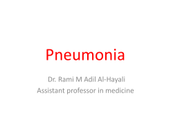 Lobar pneumonia
