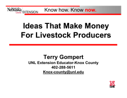 Ideas That Make Money For Livestock Producers