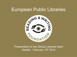 European Public Libraries