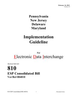 Segment: REF Reference Identification (11=ESP Account Number)