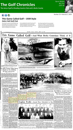 This Game Called Golf &ndash; 1939 Style