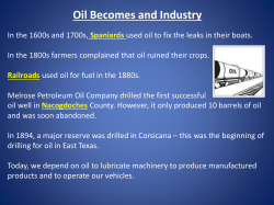 The Oil Boom after Spindletop
