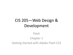 Lesson 1: Understand the Flash Workspace