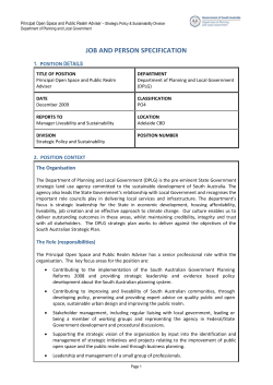 job and person specification