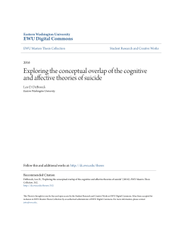 Exploring the conceptual overlap of the cognitive and affective