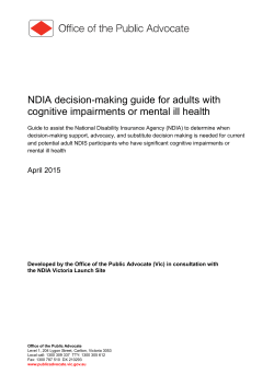 20 June 2007 - Office of the Public Advocate