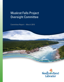 Muskrat Falls Project Oversight Committee