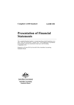 AASB 101 - Australian Accounting Standards Board