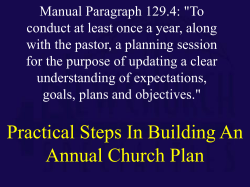 By By # Action Plan Step When Who Cost Done