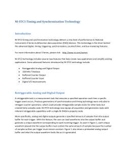 NI-STC3 Timing and Synchronization Technology - All