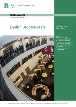English Baccalaureate