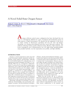 A Novel Solid-State Oxygen Sensor - The Johns Hopkins University