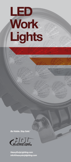 LED Work Lights - Heavy Duty Lighting