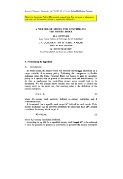 Journal of Monetary Economics 5 (1979) 327 341. 0 North