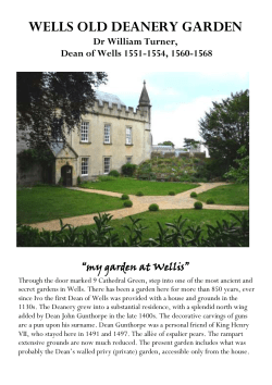 Please click here to view the `Old Deanery Garden Leaflet`.