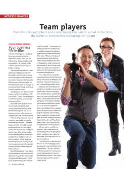 Team players - Double Barrel Studios