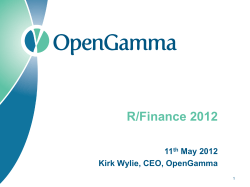 OpenGamma Platform