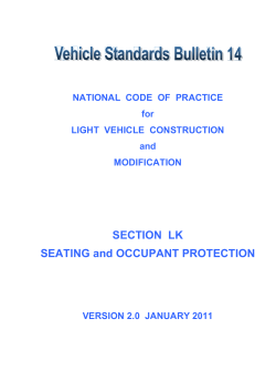 National Code of Practice for Light Vehicle Construction and