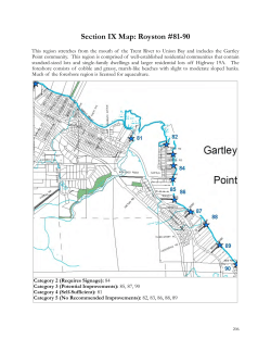 Section IX Map: Royston #81-90 - Comox Valley Regional District