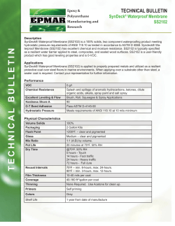 SynDeck&reg; Waterproof Membrane (SS2102)