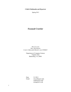 FocusedCrawlerReport - VTechWorks