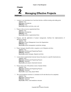 Chapter 8 - Test Bank 1