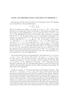 MATH 151A-MIDTERM EXAM- SOLUTION TO PROBLEM 2. We first