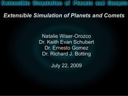 (NASA JPL/IEEE SMC-IT 2009) PPT PRESENTATION