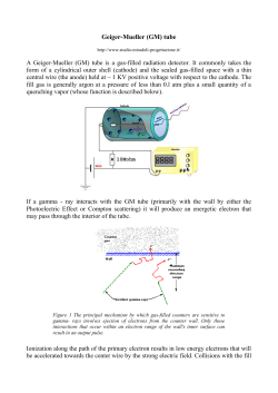 Geiger-Mueller (GM) tube