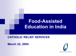 Food-Assisted Education in India - Education Quality Improvement