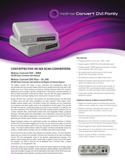Matrox Convert DVI