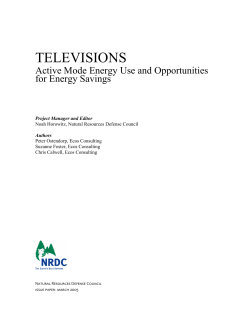 Active Mode Energy Use and Opportunities for Energy