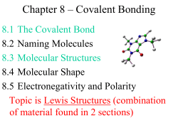 Covalent Bonds