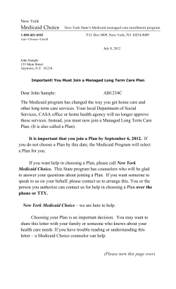 Medicaid Choice