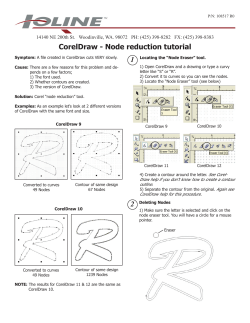 CorelDraw - Node reduction tutorial 1 2